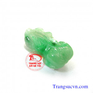 Tỳ hưu lục nhạt thiên nhiên, bán Tỳ hưu lục nhạt thiên nhiên giá Tỳ hưu lục nhạt thiên nhiên có giấy kiểm định đá quý Tỳ hưu lục nhạt thiên nhiên
