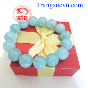 Vòng tay đá Aquamarine