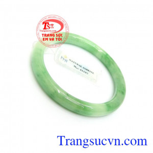 Vòng ngọc thiên nhiên bản tròn cao cấp
