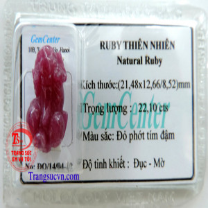 Tỳ hưu ruby tự nhiên