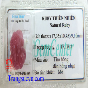 Tỳ hưu Hồng ngọc ruby