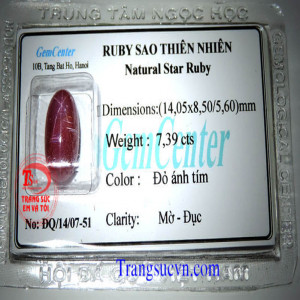 Ruby sao việt nam