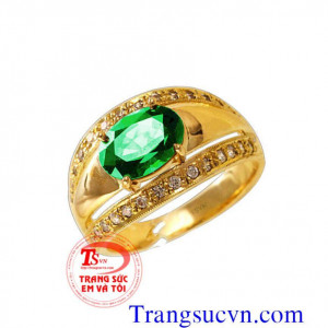 Nhẫn nữ vàng tây