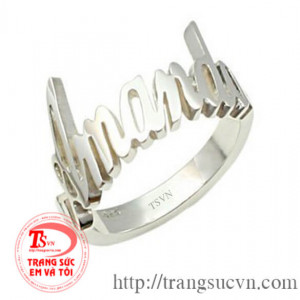 nhẫn chữ