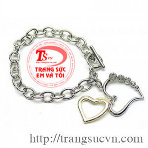 Lắc tay đôi trái tim