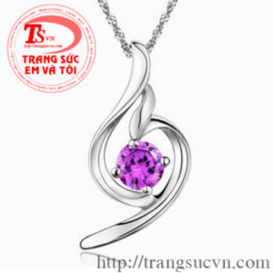 Mặt dây chuyền amethyst