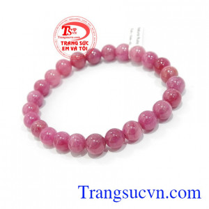 òng tay đá quý ruby món quà ý nghĩa là món quà mang lại hạnh phúc cho người đeo