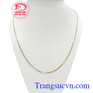Dây chuyền Italy 18k tinh xảo, sắc nét