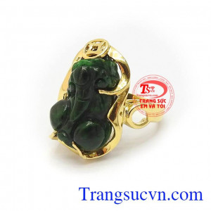 Nhẫn nữ tỳ hưu mang lại tài lộc