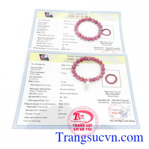 Giấy kiểm định đá quý từ trung tâm ngọc học