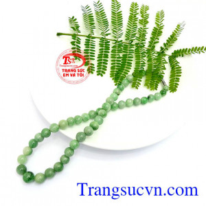  Chuỗi vòng cổ ngọc cẩm thạch sang trọng có giấy kiểm định, giao hàng nhanh trên toàn quốc