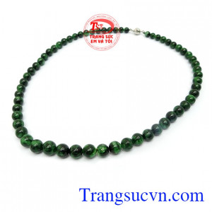 Chuỗi cổ ngọc cẩm thạch bình an là sản phẩm vòng ngọc cẩm thạch đẹp, ngọc cẩm thạch thiên nhiên