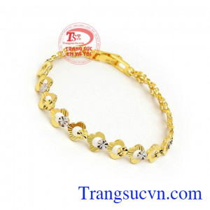 Lắc Tay Nữ Tinh Tế vàng 10k sang trọng