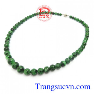 Chuỗi cổ ngọc cẩm thạch thiên nhiên