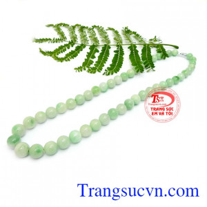 Chuỗi cổ ngọc cẩm thạch thiên nhiên