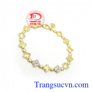 Lắc Tay Nhập Khẩu Cỏ May Mắn