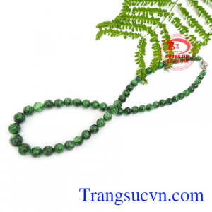 Chuỗi cổ ngọc cẩm thạch tài lộc là sản phẩm ngọc cẩm thạch cao cấp, sản phẩm đẹp sang trọng
