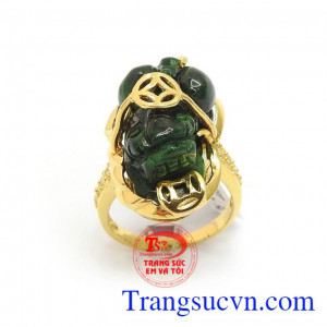 Nhẫn Nữ Tỳ Hưu Tài Lộc Bình An