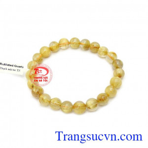 Chuỗi tay thạch anh tóc 8 ly