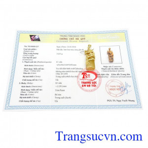 Sản phẩm được kiểm định đá quý tại Trung tâm ngọc học