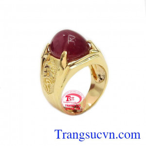Nhẫn nam ruby đẳng cấp