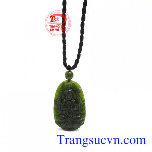 Ngọc nephrite màu xanh ngọc phù hợp với người mệnh hỏa và mộc