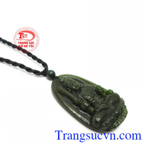 Phật bản mệnh ngọc nephrite tuổi dậu