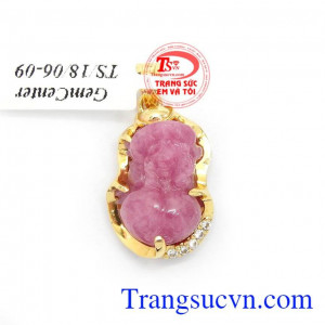 Mặt dây Ruby thiên nhiên tài lộc, may mắn