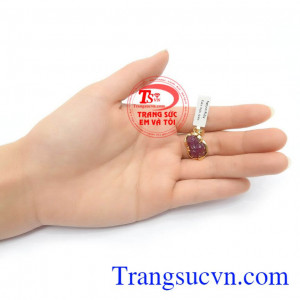 Mặt dây chuyền vàng ruby cao cấp