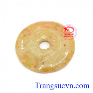 Đồng xu cẩm thạch huyết may mắn