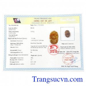 Mặt ngọc được kiểm định đá quý