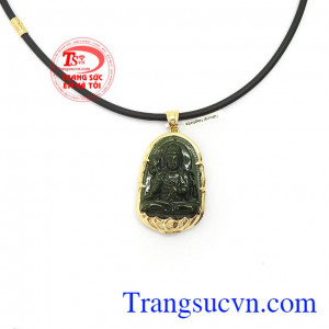 Bộ dây chuyền ngọc Nephrite thiên nhiên