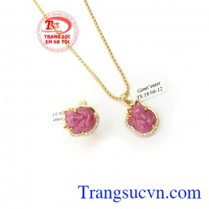 Bộ trang sức nữ Hồ ly may mắn, bình an