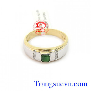 Ngọc cẩm thạch thiên nhiên mang ý nghĩa phong thủy, mang lại nhiều may mắn cho người đeo