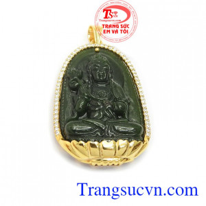 Phật bản mệnh tuổi ngọ ngọc nephrite là sản phẩm ngọc nephrite thiên nhiên