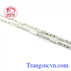 Dây chuyền bạc nam cá tính, đẳng cấp phái mạnh