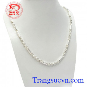 Dây Chuyền Bạc Nam Lịch Lãm