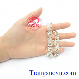 Dây chuyền bạc nam đẹp, sang trọng
