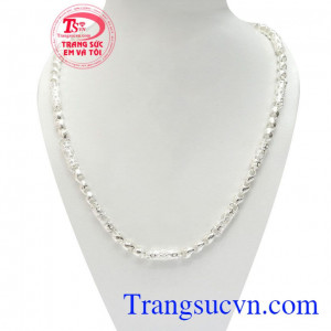 Dây Chuyền Nam Bạc Cá Tính kiểu dáng thời trang, sang trọng, lịch lãm cho phái mạnh