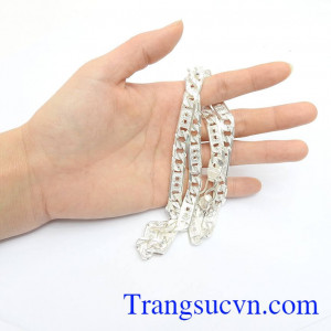 Dây Chuyền Nam Bạc Sành Điệu
