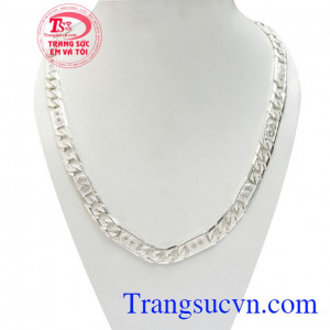 Dây Chuyền Nam Bạc Sành Điệu sang trọng, đẳng cấp và cá tính, phù hợp với nhiều phong cách thời trang độc đáo