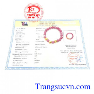 Giấy kiểm định đá quý từ trung tâm ngọc học