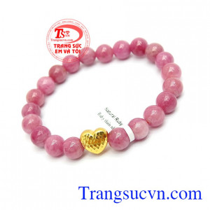 Chuỗi vòng tay ruby hạnh phúc