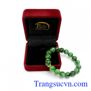 Chuỗi tay ngọc cẩm thạch thiên nhiên