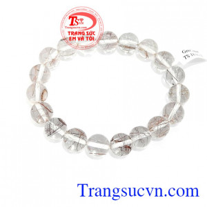 Chuỗi thạch anh tóc thịnh vượng đem lại nhiều may mắn, vui vẻ, lạc quan hơn cho người đeo