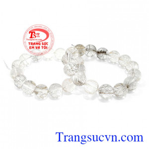 Chuỗi tay thạch anh tóc đại cát