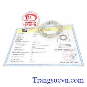 Giấy kiểm định đá quý từ trung tâm ngọc học