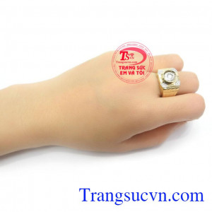 Nhẫn nam nhập khẩu thời trang, cá tính