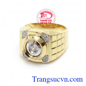 Nhẫn nam Korea kiểu dáng mới lạ độc đáo