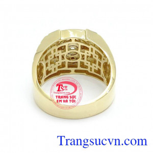 Nhẫn nam vàng tây 10k